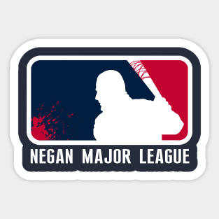 Negan Major League Sticker